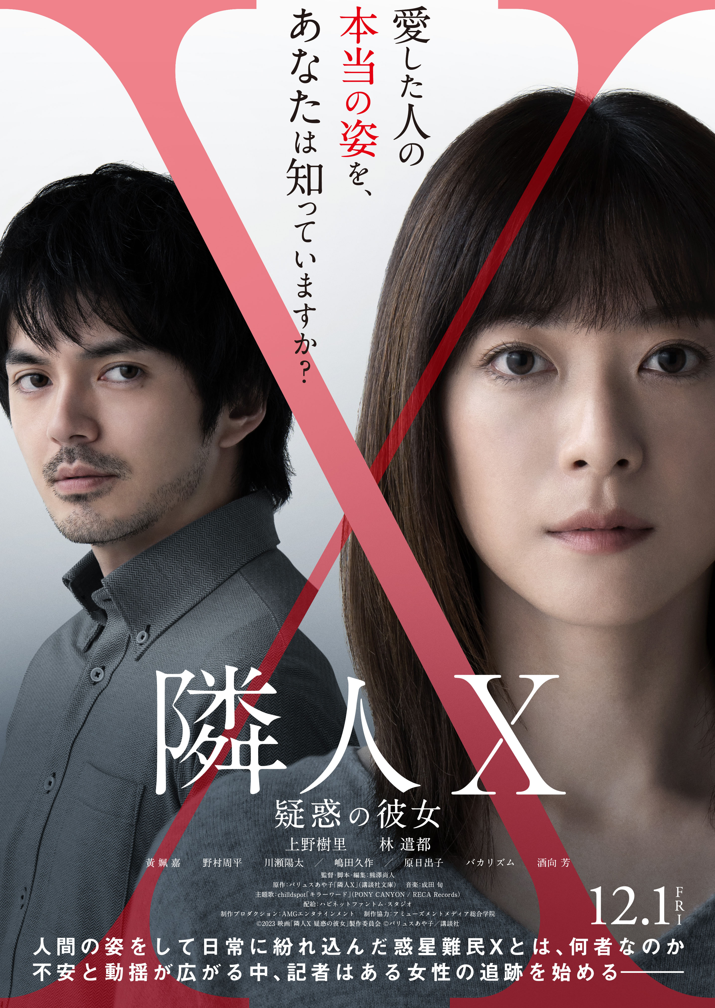 『隣人X -疑惑の彼女-』チラシ画像